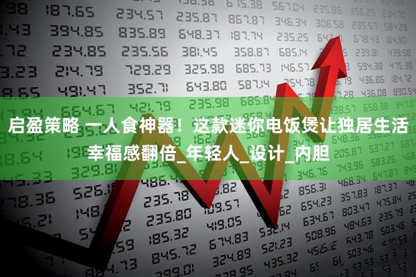 启盈策略 一人食神器！这款迷你电饭煲让独居生活幸福感翻倍_年轻人_设计_内胆