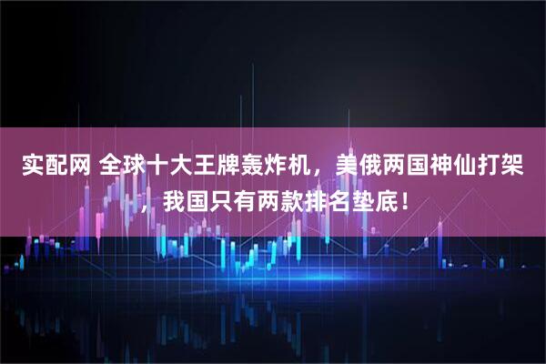 实配网 全球十大王牌轰炸机，美俄两国神仙打架，我国只有两款排名垫底！